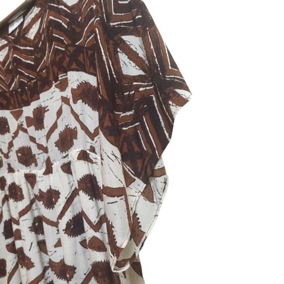 Anna Sui for Anthropologie Fish Print Silk Dress 4 - Picture 3 of 9